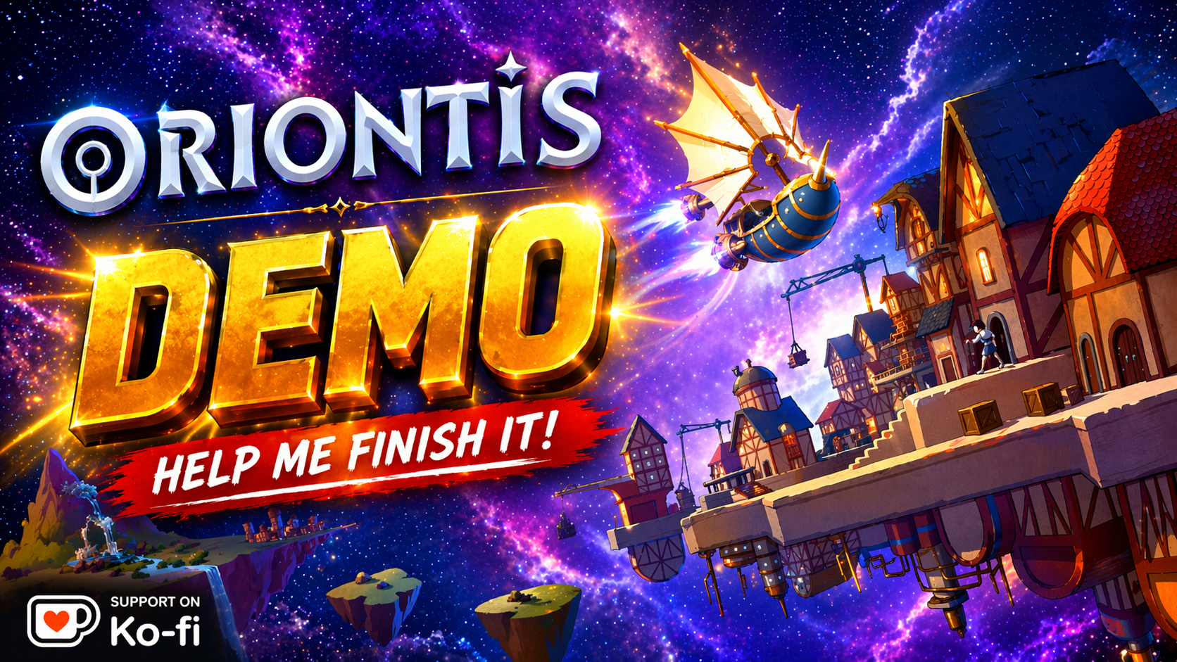 Oriontis demo campaign banner